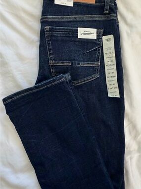 Buckle Payton Straight Leg Jeans - Dark Indigo